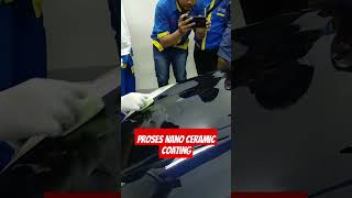 Proses Nano Ceramic Coatingpolishing salonmobil detailingpolesmobil [upl. by Harden]