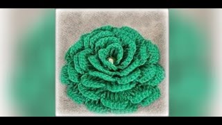 Как связать цветок крючком для начинающих Crochet flowers [upl. by Pelligrini]