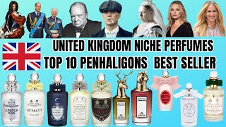 Top 10 Best Penhaligon perfumes  UK NICHE PERFUMES  luxury perfumes  penhaligons  top [upl. by Malvina]