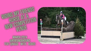 Riding my friends horse at a new competition venue [upl. by Vanden494]