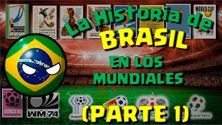 BRASIL en los mundiales PARTE 1  COUNTRYBALL 19301990 [upl. by Coe]