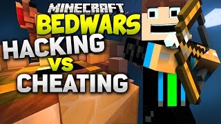 HACKER oder CHEATER  Minecraft BEDWARS  Map Eyequot [upl. by Enilegnave]