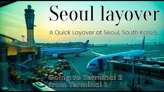 Going to Terminal 1 from Terminal 2  Incheon International Airport  South Korea [upl. by Dong]