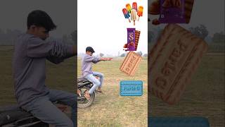 ParleG biscuit to icecream catbury Popcorn Good day magical video short tranding [upl. by Orsino399]