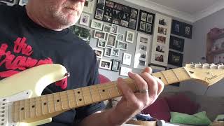 The Stranglers Toiler on the sea Guitar cover Playthrough [upl. by Wernher948]