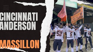 Massillon v Cincinnati Anderson Highlights [upl. by Luehrmann]