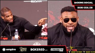 Jarrell Miller DESTROYS Dmitry Salita After Daniel Dubois HILARIOUS Exchange At Press Conference [upl. by Kimmie317]