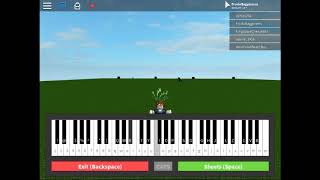 Calum Scott  You are the Reason Roblox Piano [upl. by Ecilahc]