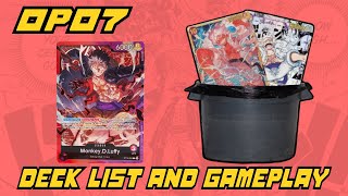 Is Gear 5 Luffy Overrated  ST10 LUFFY DECK LIST AND GAMEPLAY  OP07 [upl. by Earezed]