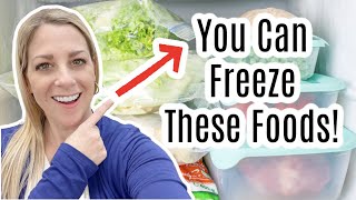 40 Foods That Freeze Well Freezing Tips To Save Time amp Money [upl. by Wennerholn577]