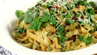 ENG Zucchini pasta المكرونة بالقرع الأخضر  CookingWithAlia  Episode 458 [upl. by Bruni]