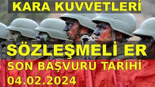 20241 Kara Kuvvetleri Sözleşmeli Er Başvuru Şartları  Nasıl Başvurulur [upl. by Aniretake]