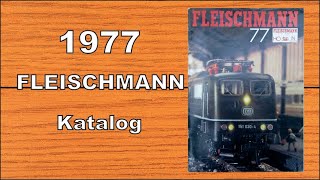 FLEISCHMANN 1977 CATALOG  Katalog  Kataloge [upl. by Adnilim346]