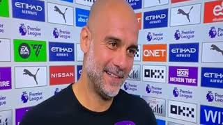 Pep Guardiola Post Match Interview Man City vs West Ham 31 [upl. by Allac]