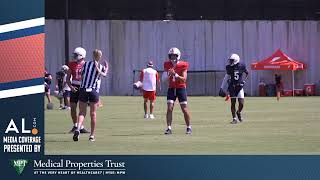 Payton Thorne Walker White and the Auburn QBs practice during Fall Camp on Tuesday [upl. by Sergu]