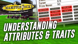 Horse Attributes amp Traits Tutorial Champion Jockey G1 Jockey amp Gallop Racer [upl. by Ahsielat840]