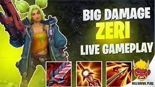 Big Damage Zeri Build Is CRAZY  Wild Rift HellsDevil Plus Gameplay [upl. by Ellora170]