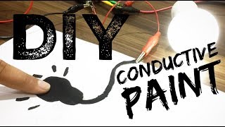 DIY How To Make Conductive Paint At Home  Part 1 [upl. by Notnilc]