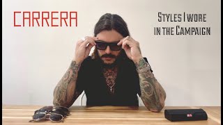 CARRERA SUNGLASSES  Styles I wore In The Worldwide Campaign [upl. by Millburn]