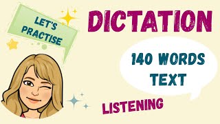 📝DICTADO en INGLÉS  140 WORDTEXT about PETS🐶 Boost your listening skills [upl. by Nuahsak]