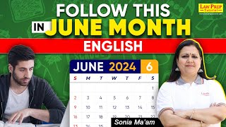 CLAT 2025 English  Complete Preparation Strategy for June month  English for CLAT [upl. by Nnylrac664]