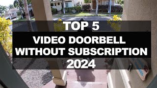 Top 5 Best Video Doorbell Uk Without Subscription 2024  Reviews amp Comparison [upl. by Samson]