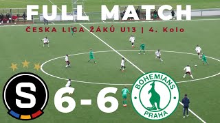 Matchday 10 Full Match AC Sparta Praha 6  6 Bohemians Praha 1905 ČLŽ U13 4Kolo  Září 2024 [upl. by Irehs]