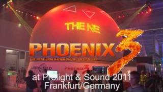 Phoenix Showcontroller at ProlightampSound 2011 in Frankfurt  Laser Dome [upl. by Riggins]