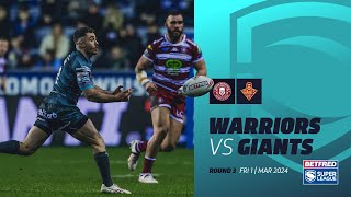 Highlights  Wigan Warriors v Huddersfield Giants  2024 Betfred Super League Round 3 [upl. by Adnuahsal927]