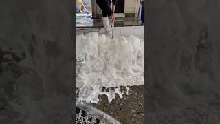 Foam scraping 414satisfying asmr carpetcleganin Newaladdin shorts [upl. by Avad358]