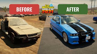 BMW M3 E36 1992  1999 Complete Restoration amp V8 Swap Car Mechanic Simulator 2021 13 classic [upl. by Ahsinam]