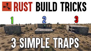 Rust Trap Base  Rust Base Building Tips and Tricks 2022 [upl. by Gombosi956]