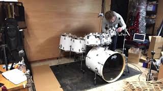 PDP Concept Series 7 piece Drum Kit UNBOXING and SET UP [upl. by Ettenoj]