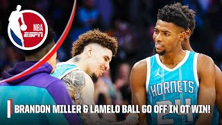 Brandon Miller amp LaMelo Ball GO OFF in Hornets OVERTIME WIN vs Detroit 🏆🤯 [upl. by Conny709]