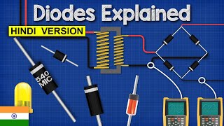 Diodes Explained HINDI VERSION electronics engineering [upl. by Enelym]