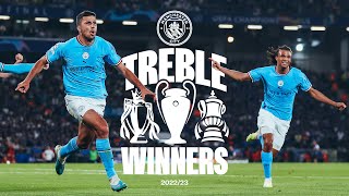 TREBLE WINNERS  Manchester City are Champions of Europe Premier League amp FA Cup Winners [upl. by Lora]