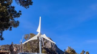 Install Pikasola 400 Watt 24V Wind Turbine at OffGrid Camp greenenergy windpower windturbine [upl. by Nyleikcaj]