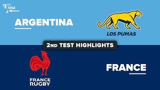 HIGHLIGHTS  ARGENTINA v FRANCE  July Internationals 2024  Second Test [upl. by Elleirua]