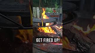 🔥 Fire Pit Sausage and Roasted Buttered Onions firepit firepits grilling [upl. by Reggy]