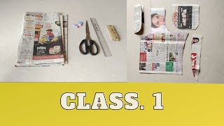 Tailoring classes for beginnerswith News paper cutting class1 petticoat cutting [upl. by Arannahs]