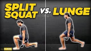 SPLIT SQUAT VS LUNGE  3 Key Differences [upl. by Allesor]