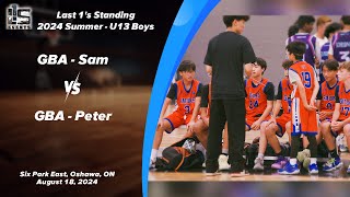 20240818 U13 GBASam vs GBAPeter Last 1s Standing [upl. by Pontius103]