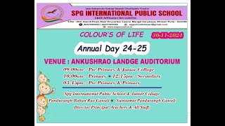 Annual Day 2024 SPG INTERNATIONAL PUBLIC SCHOOL amp Jr COLLEGE [upl. by Atinnek]