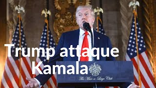 Trump attaque Kamala Harris en Pennsylvanie  la bataille décisive pour les élections américaines [upl. by Almeida]