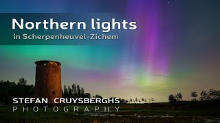 Northern lights in ScherpenheuvelZichem Belgium [upl. by Biel]