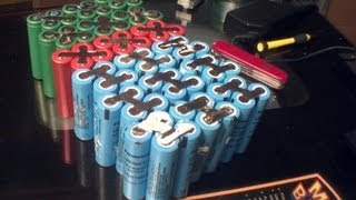 DIY 48v 24ah lithium ion 18650 ebike battery pack [upl. by Yesdnil325]