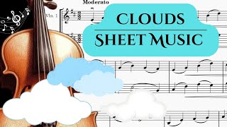 Clouds  Joanne Martin  Violin and Viola Sheet Music [upl. by Garcon]