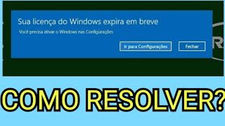 Corrigir aviso sua licença vai expirar em breve no Windows 2023 [upl. by Nitsraek]