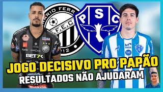 OPERÁRIO X PAYSANDU  PAPÃO PRECISA DA VITÓRIA DEPOIS DE ADVERSÁRIOS VENCEREM [upl. by Herrmann]