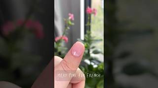 Flormar natural pink nails perfect for french manicure [upl. by Soalokcin]